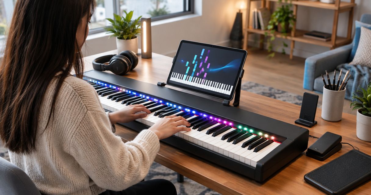 Best accessories to pair with an LED learning piano in 2026