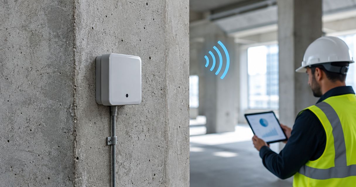 Can lorawan sensors transmit through thick concrete walls?