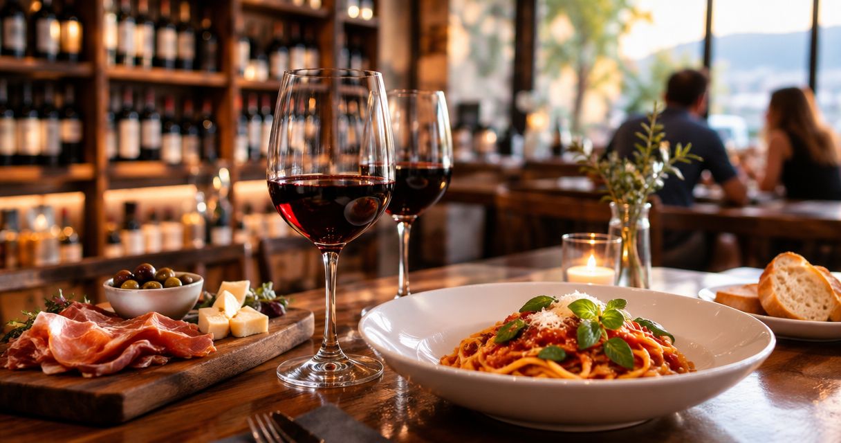 Wine bars on Long Island for Italian food and wine pairings