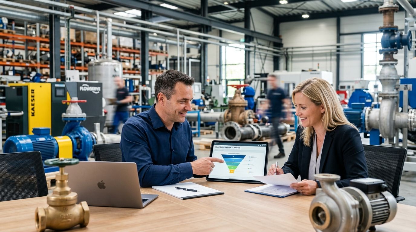 Lead generation for pump and valve distributors