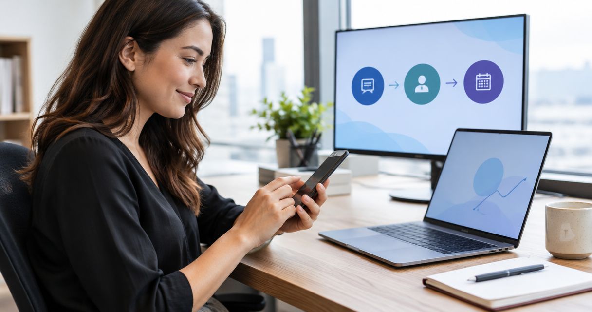 SMS to booked meetings: complete 2026 follow-up workflow
