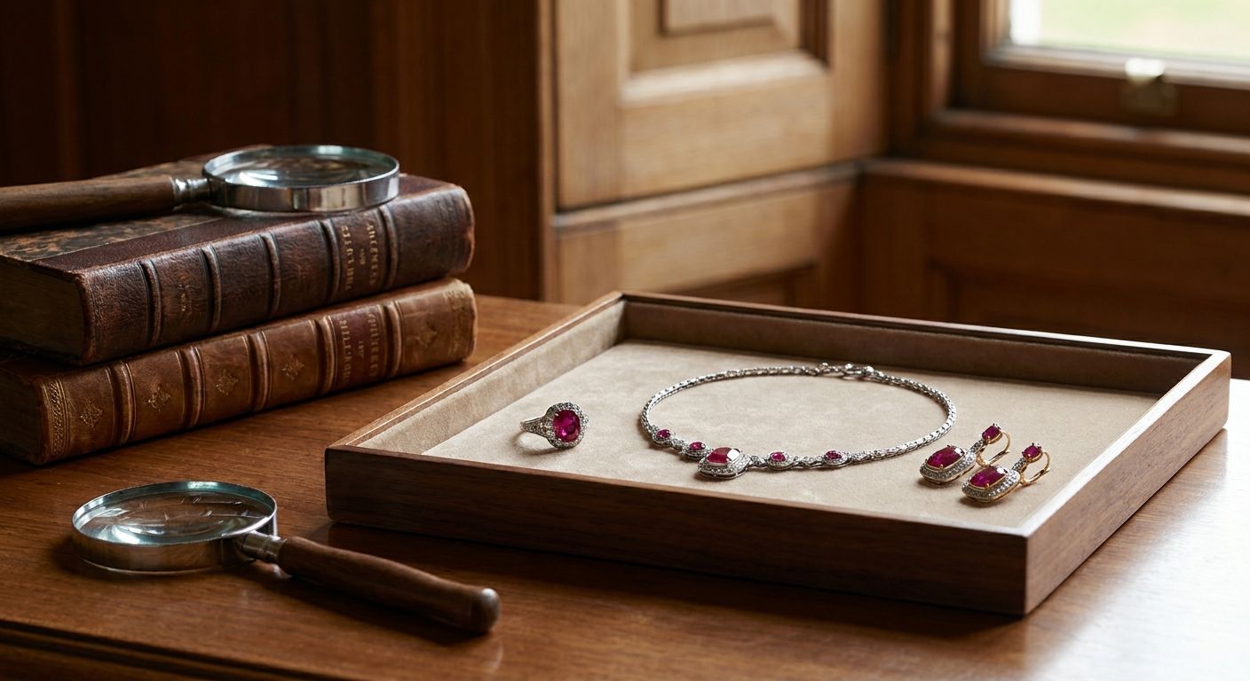 Ruby jewelry for investment buyers