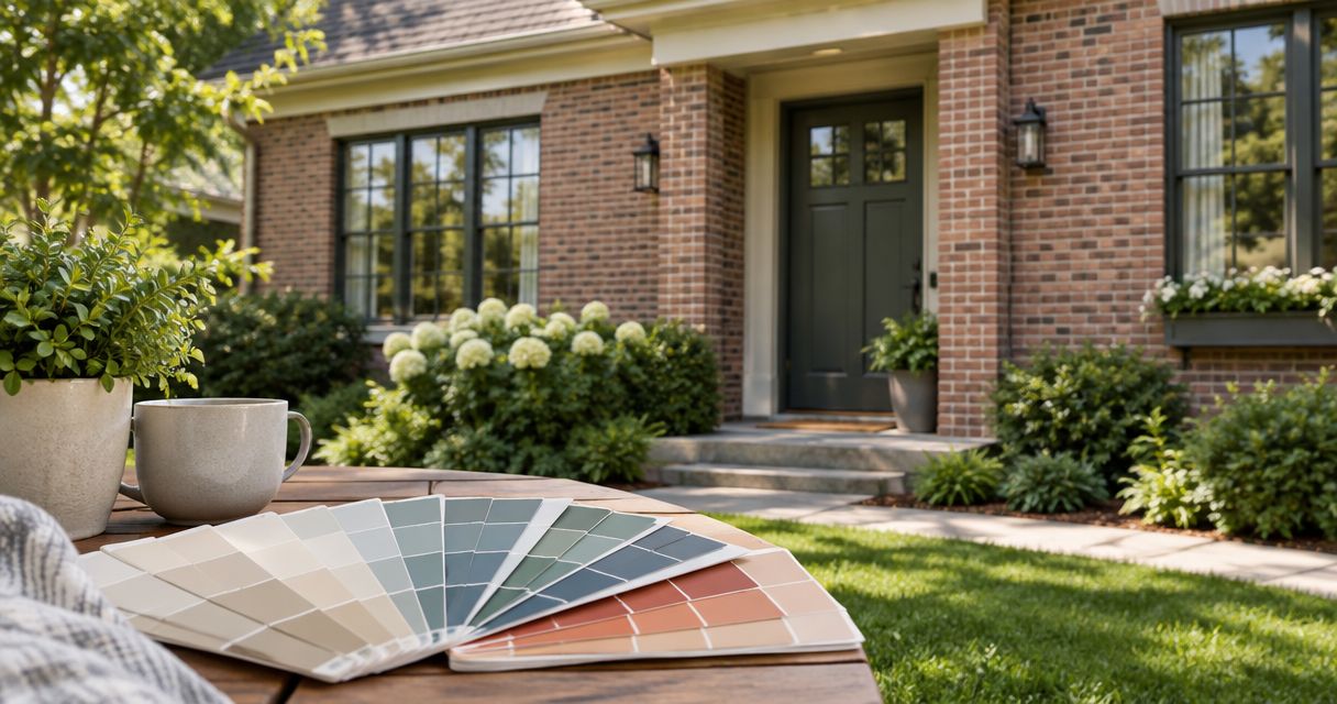 Best exterior paint colors for brick homes in 2026