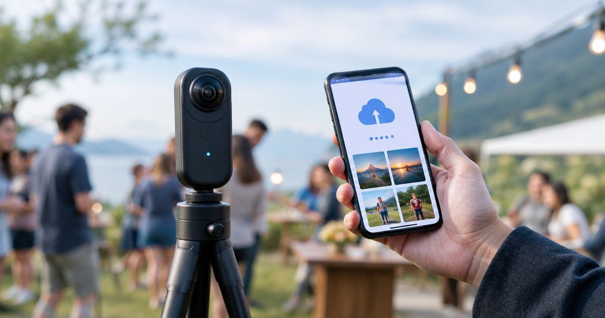 Can Beam upload event photos to the cloud without wifi?