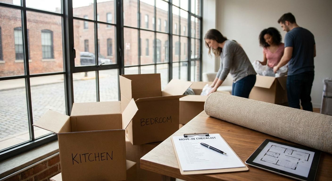 How to plan a move in checklist for a Fulton Market apartment