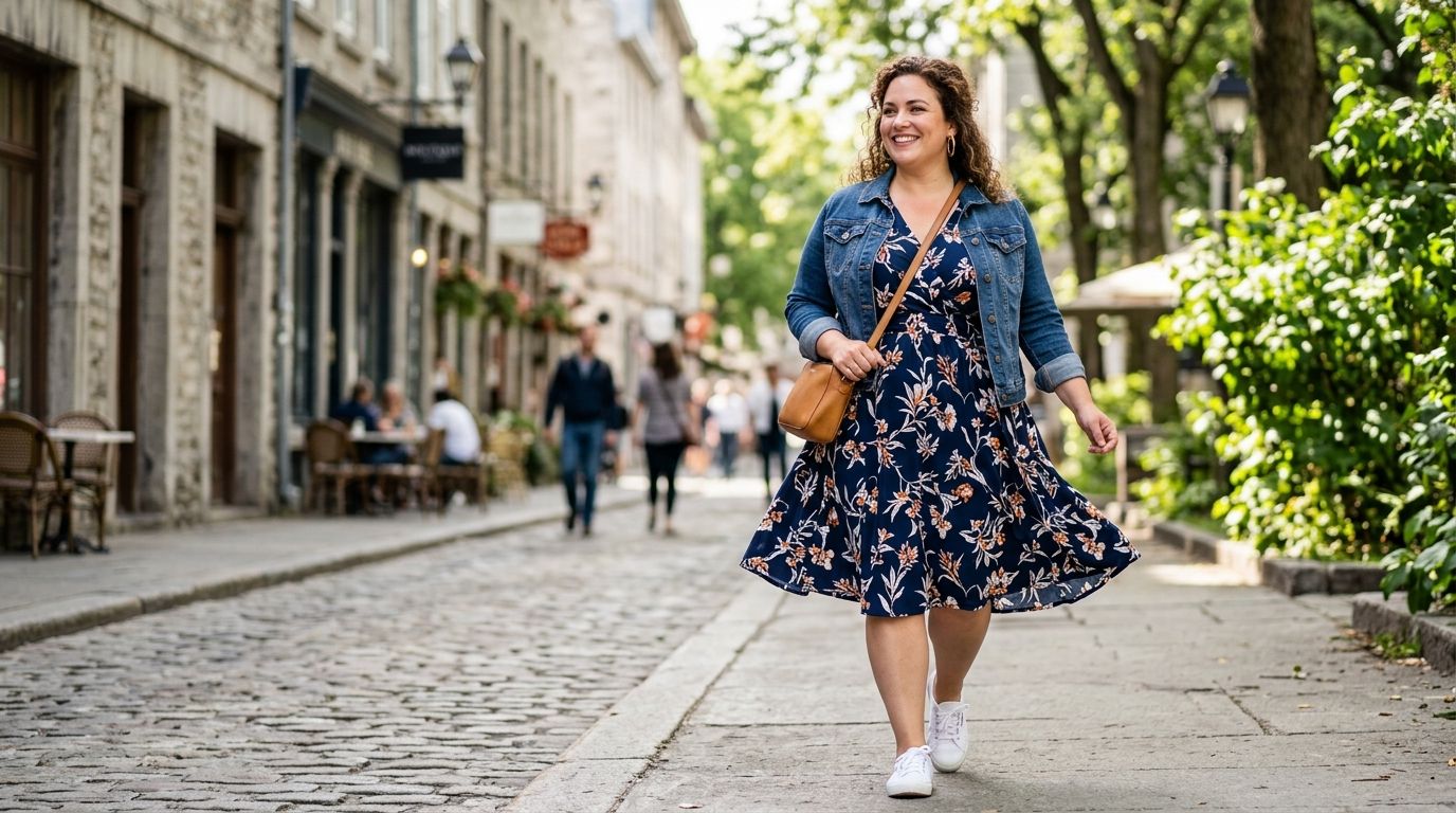 Plus size skater dresses for casual outings