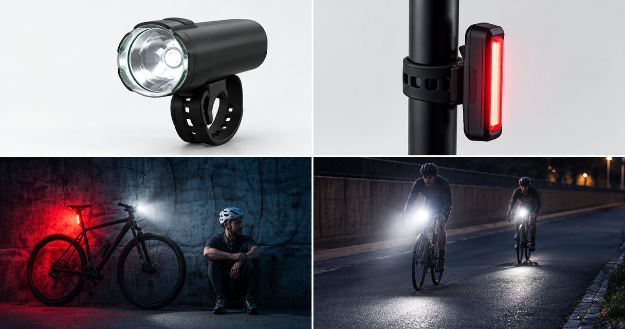 Rechargeable bike lights: built-in or external battery?