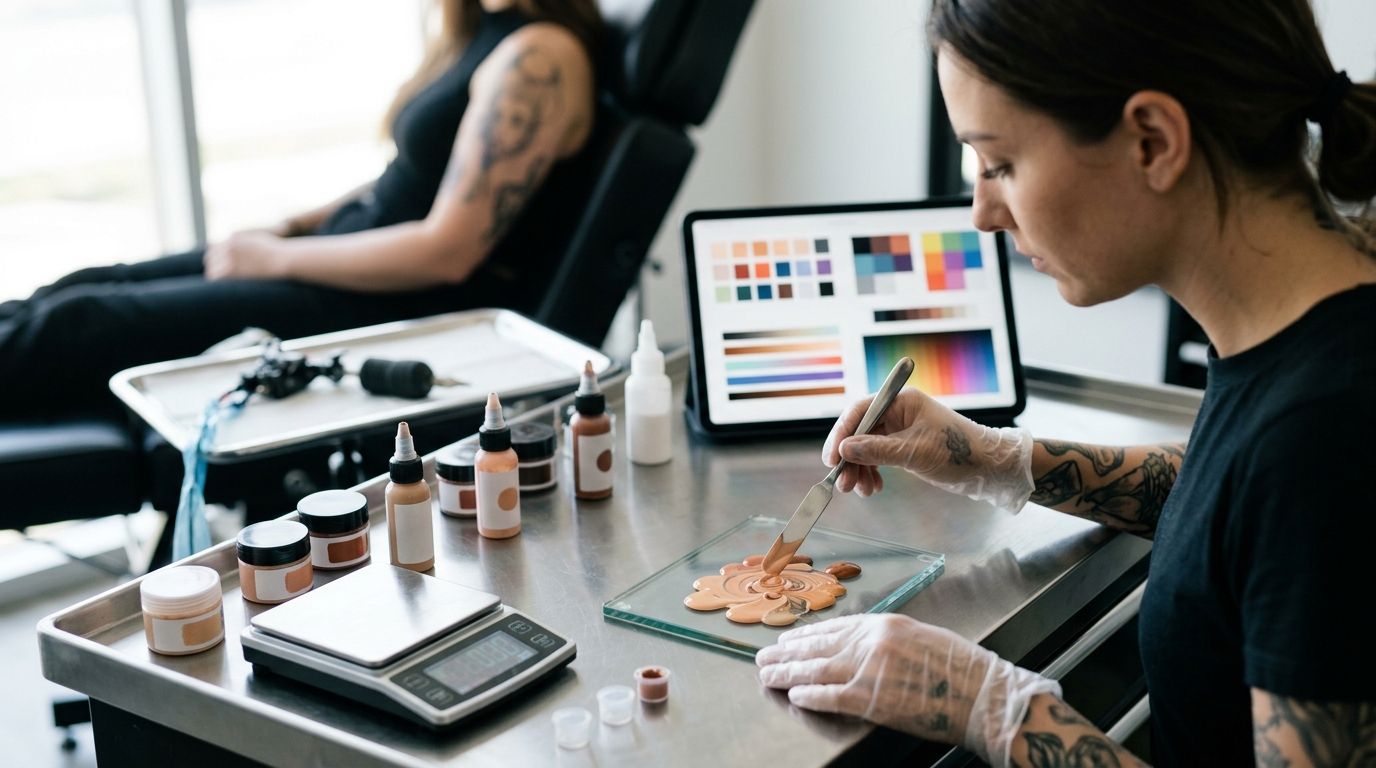 Color Mixing Solution to custom skin-tone matches: 2026 workflow