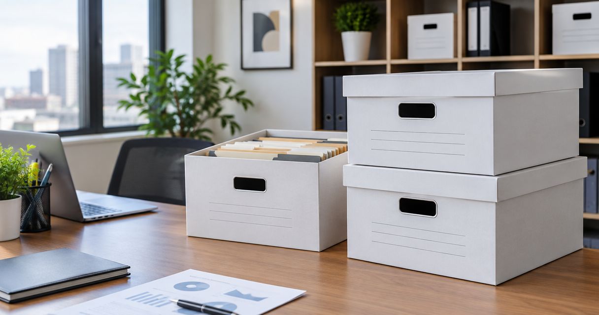 Best records storage boxes for real estate offices 2026