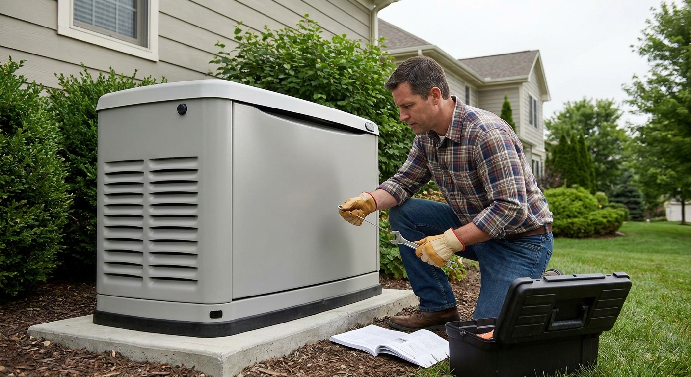 How to maintain a standby generator between storms