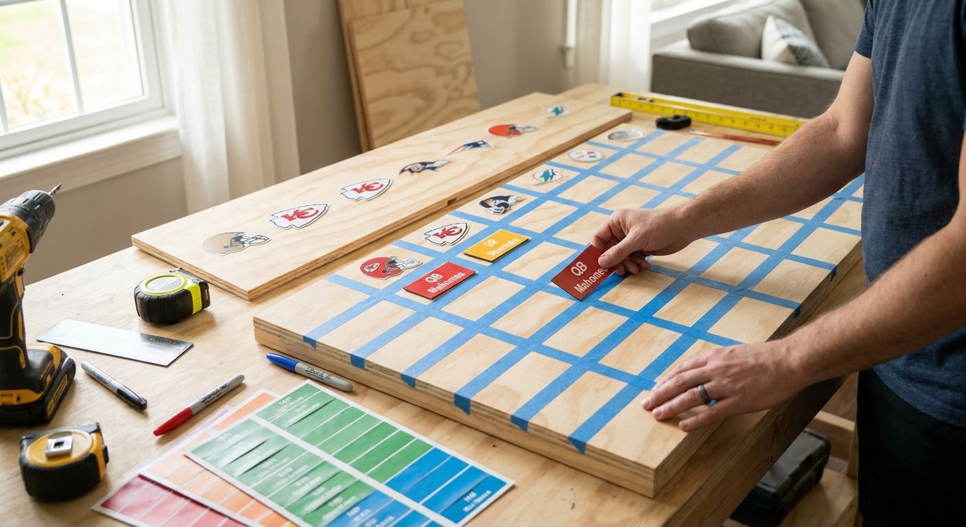 How to build a custom fantasy football draft board