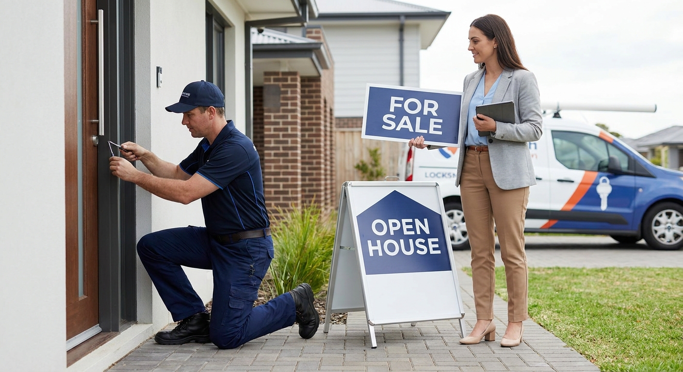 Mobile locksmith for real estate agents and open houses