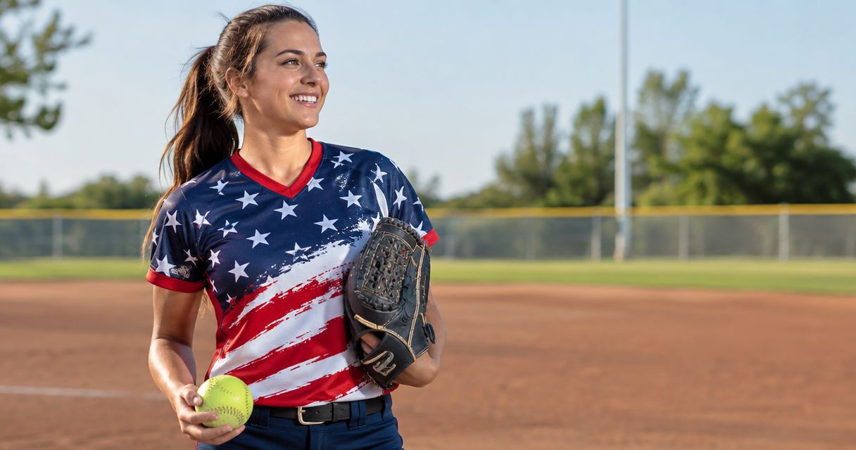 Best patriotic softball jerseys for adult rec leagues