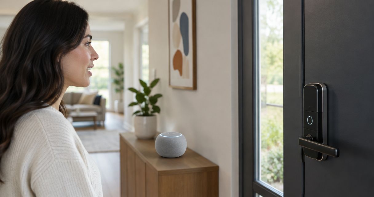 How to connect a smart lock to Google Home for voice unlock
