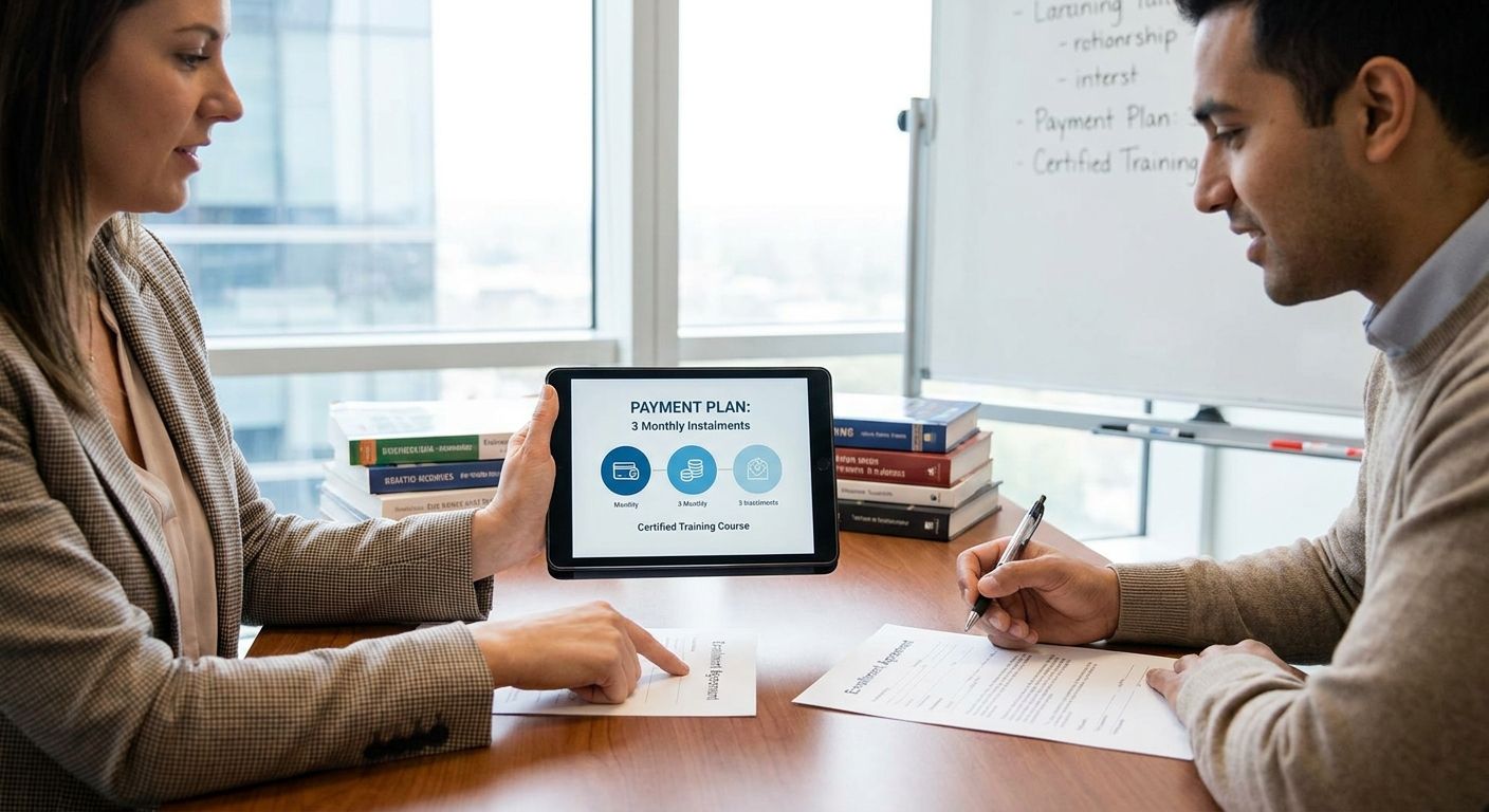 Instalment payments for training and education providers