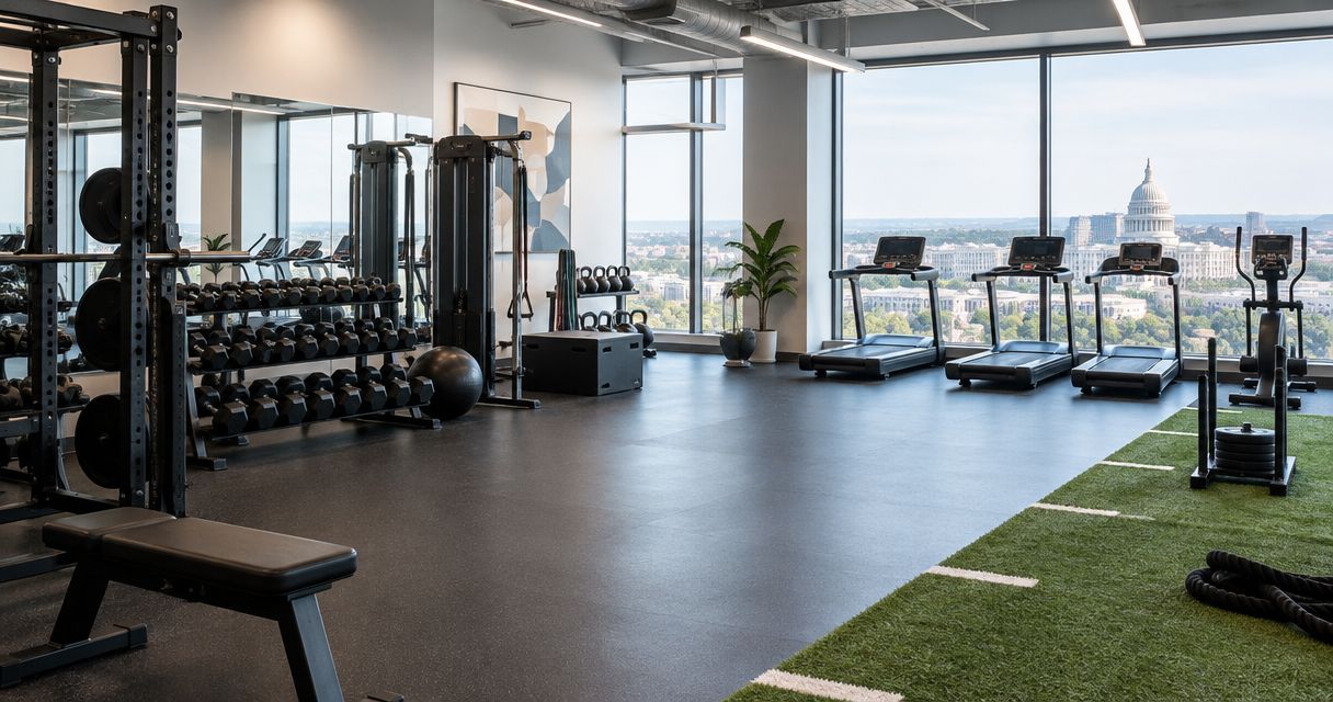 How much does a gym build-out cost in DC?