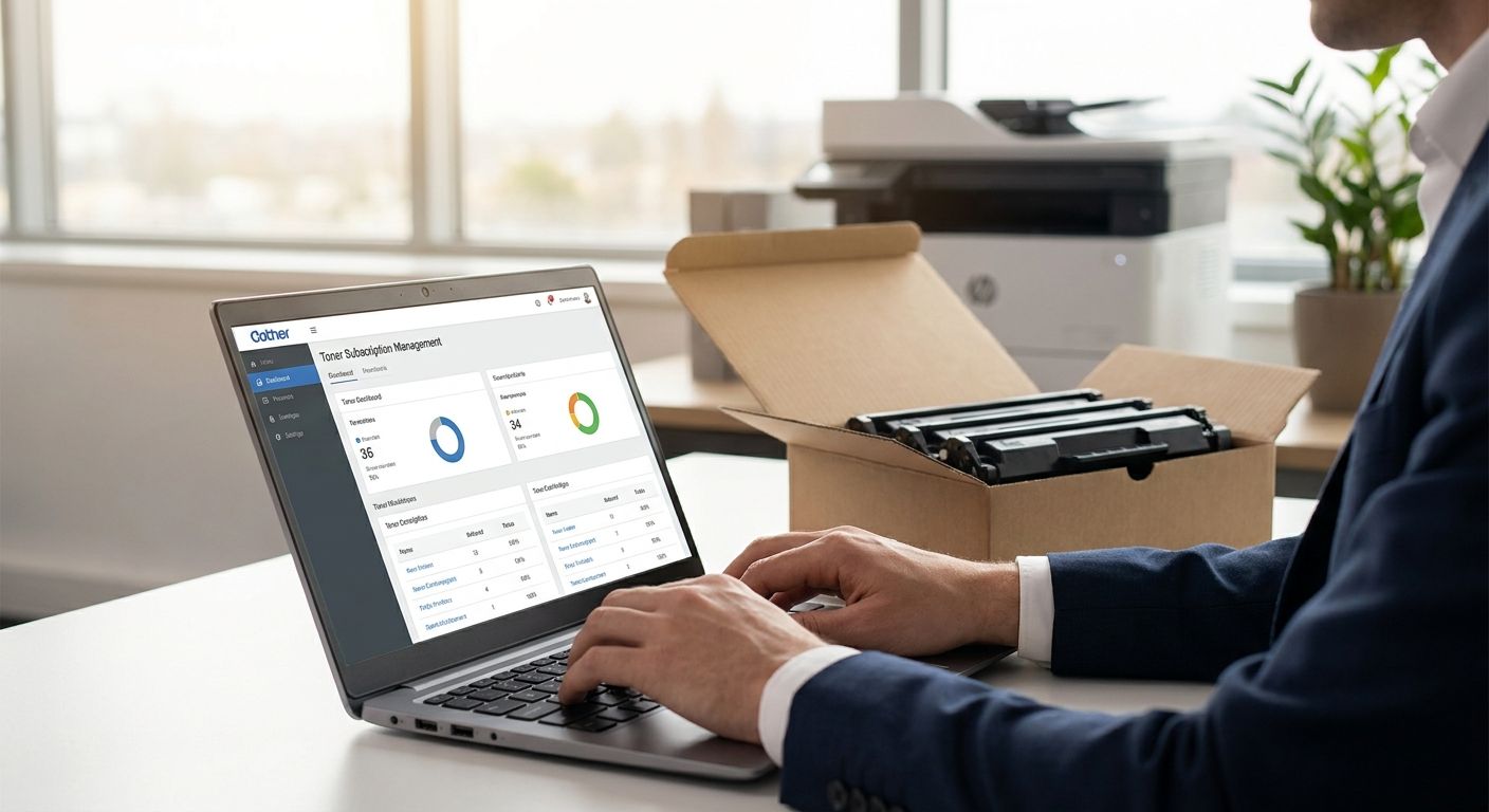How to set up a toner subscription for your office printer fleet