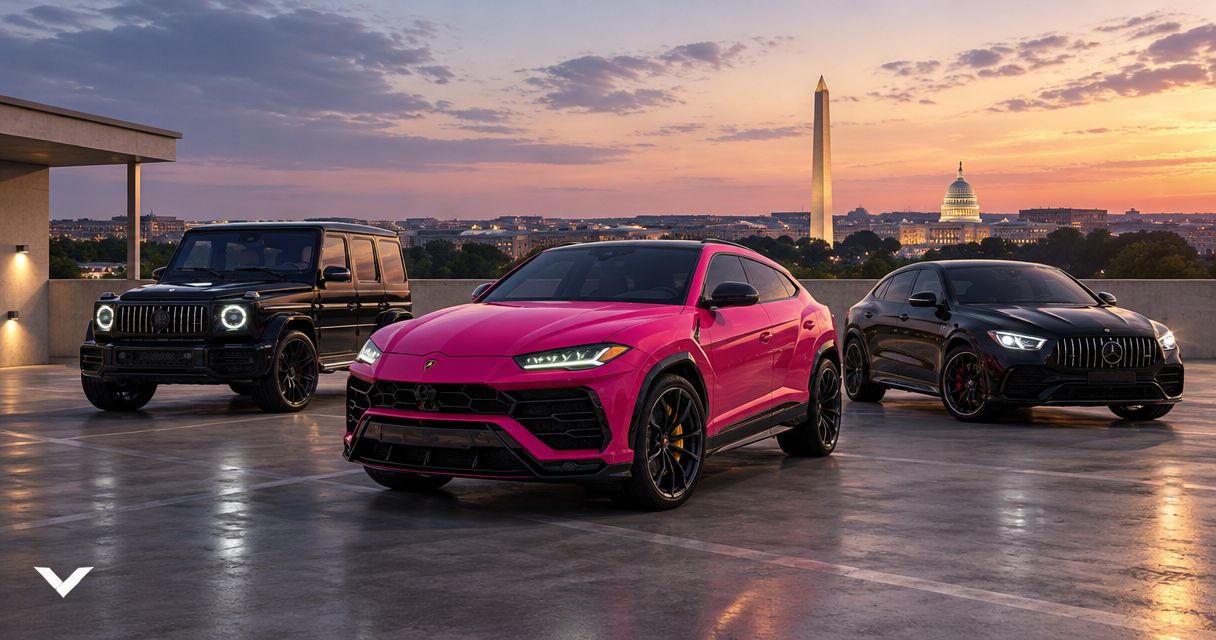 How to plan parking for a luxury car rental in DC