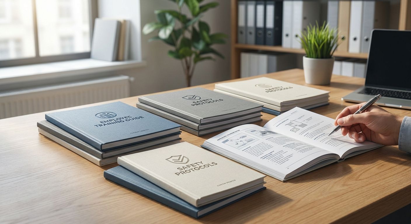 Custom booklets for training manuals