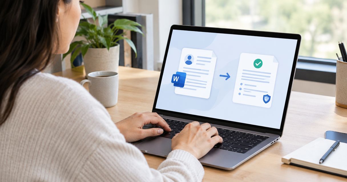 Microsoft Word résumé to ATS-ready document: complete 2026 workflow