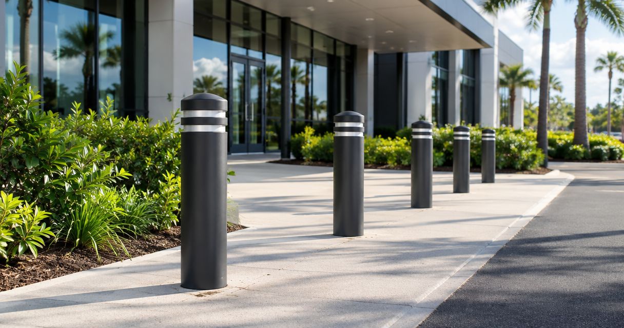 Best bollard types for Florida commercial properties 2026