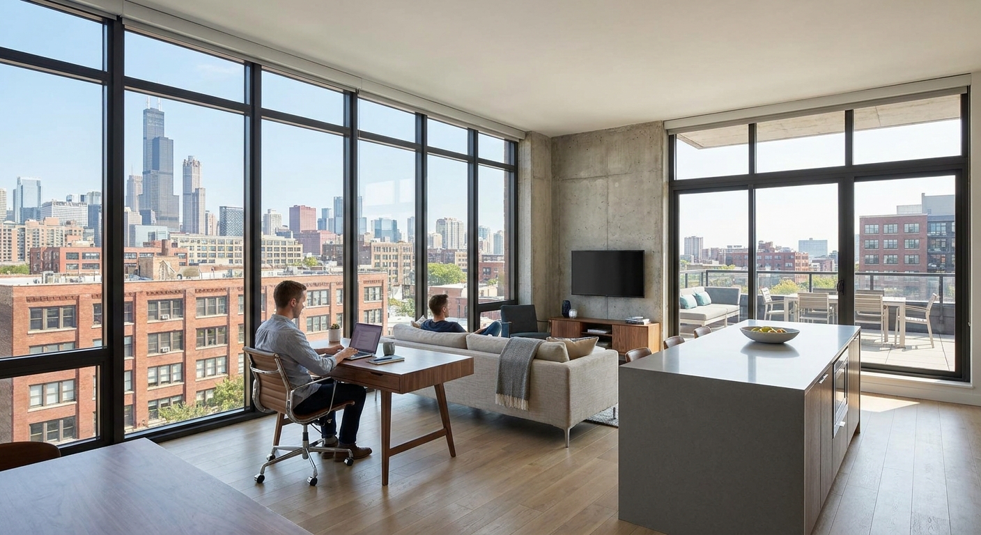 Luxury apartments for tech workers in West Loop Chicago