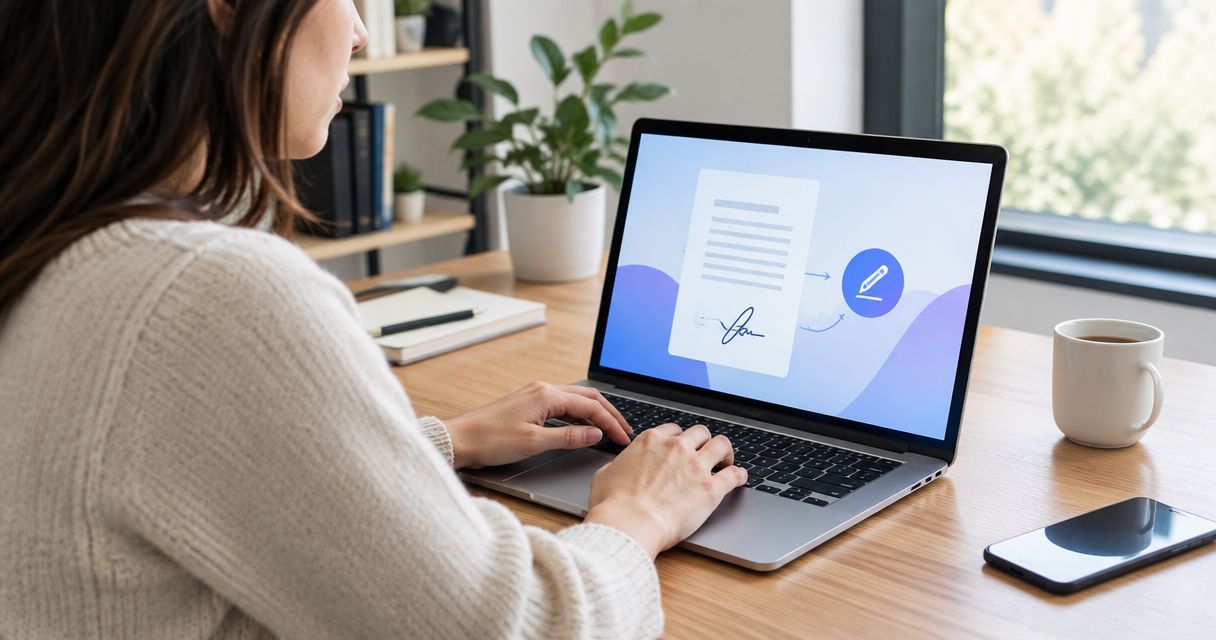Combien de temps faut-il pour signer un document en ligne ?