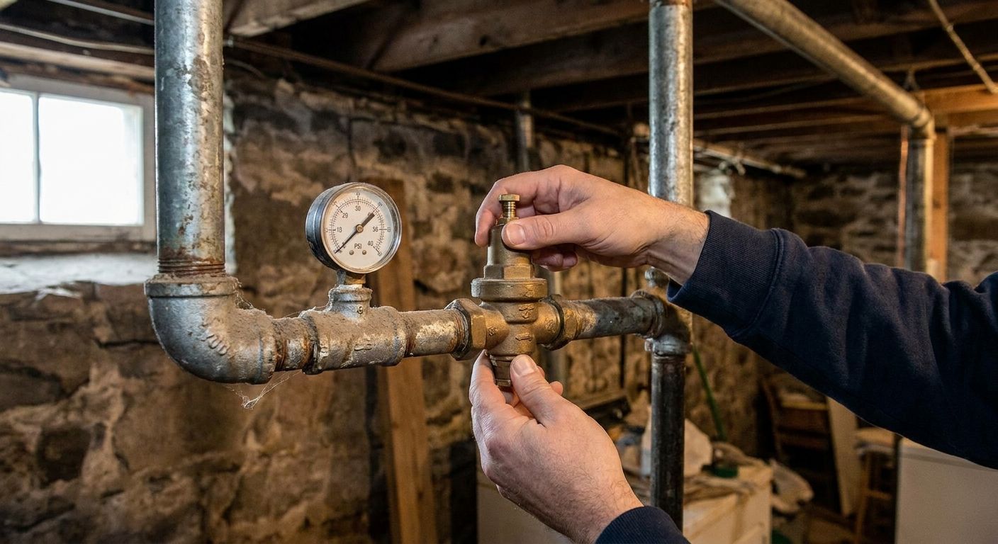 How to reduce water pressure to protect ageing pipes