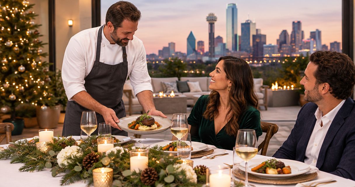 Best private chef options for a Dallas holiday dinner