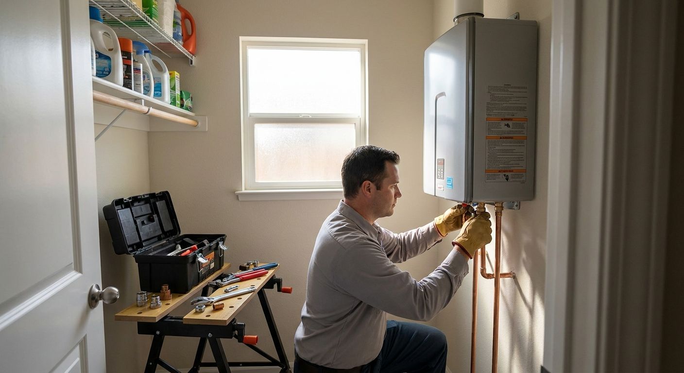 Tankless water heater installation for Sacramento homeowners