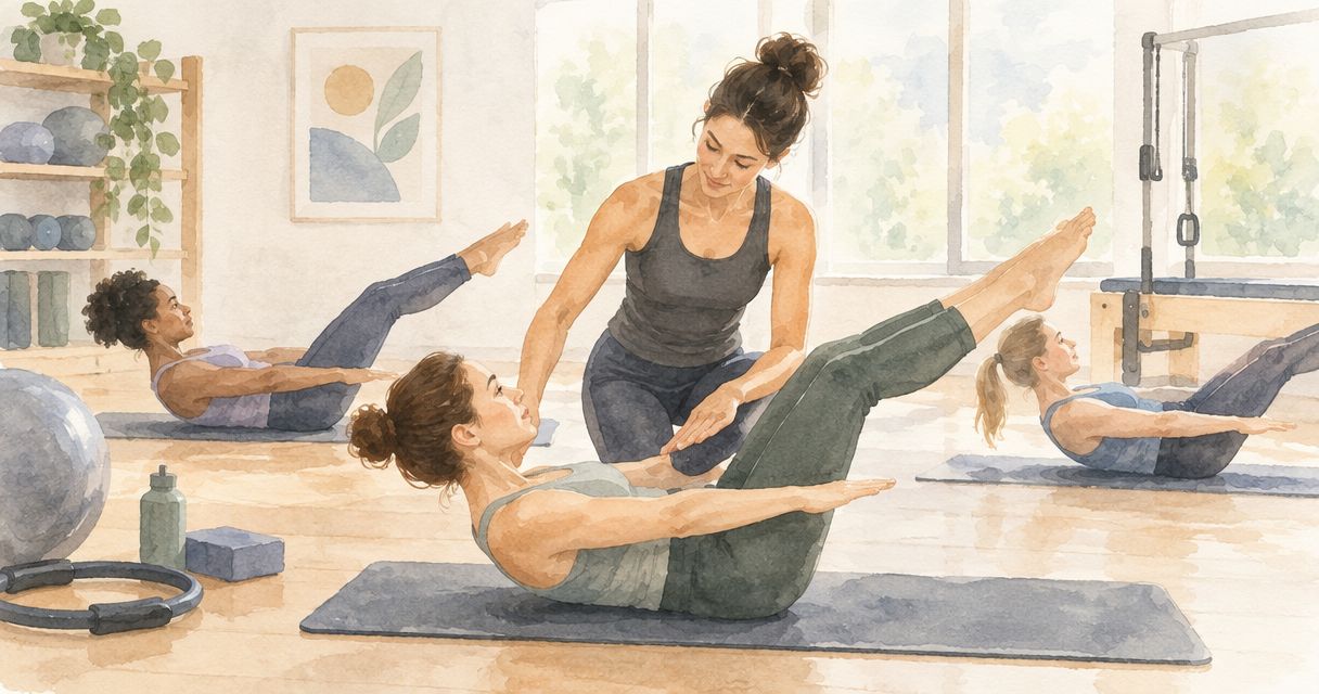 Pilates teacher training for group fitness instructors