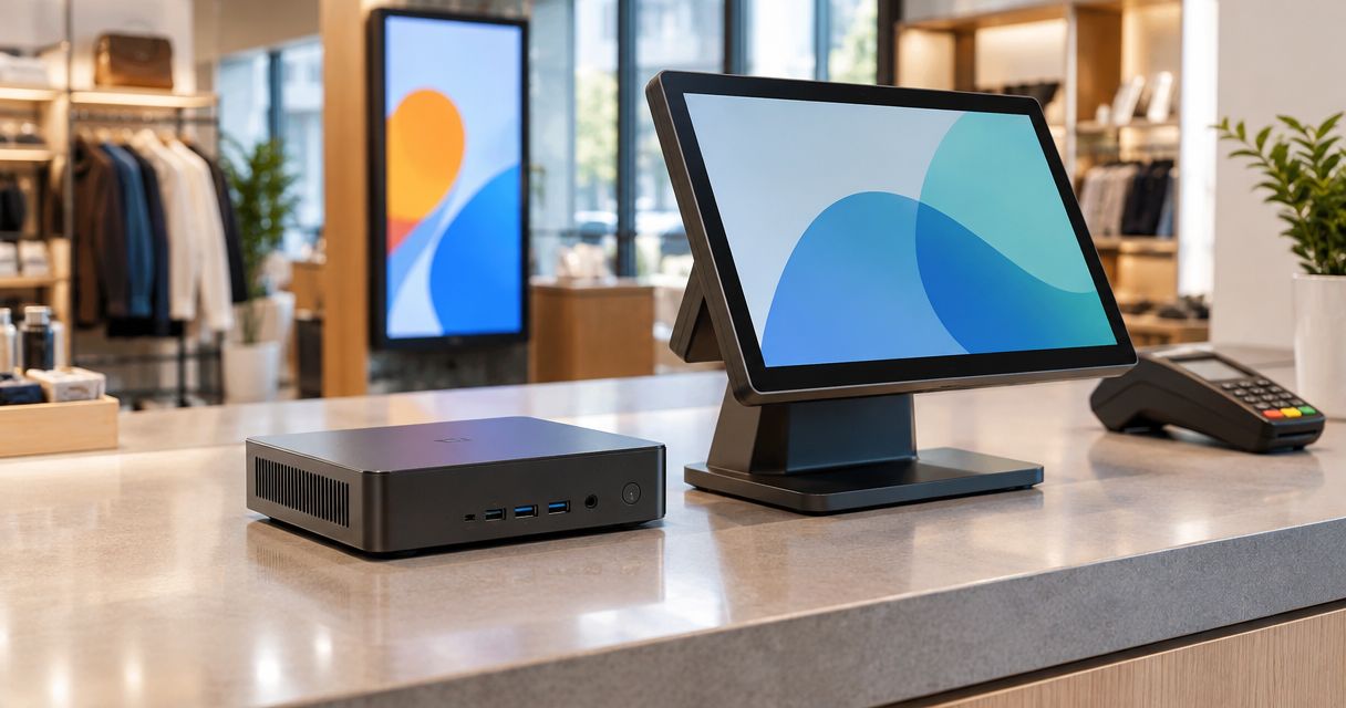 Best mini PCs for retail counters and digital signage 2026