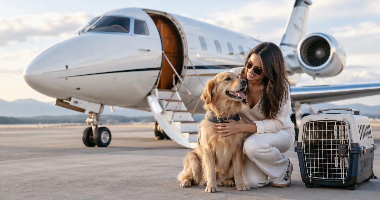 Best pet-friendly private jet charters in 2026