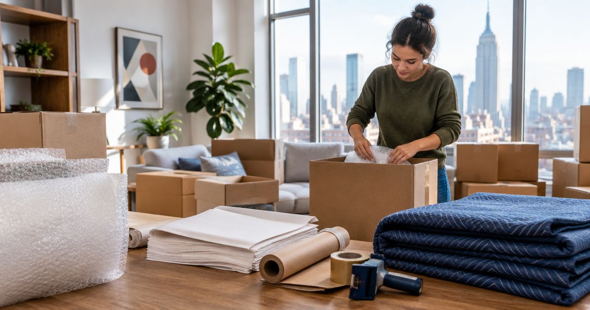 Best packing materials for a long-distance NYC move 2026