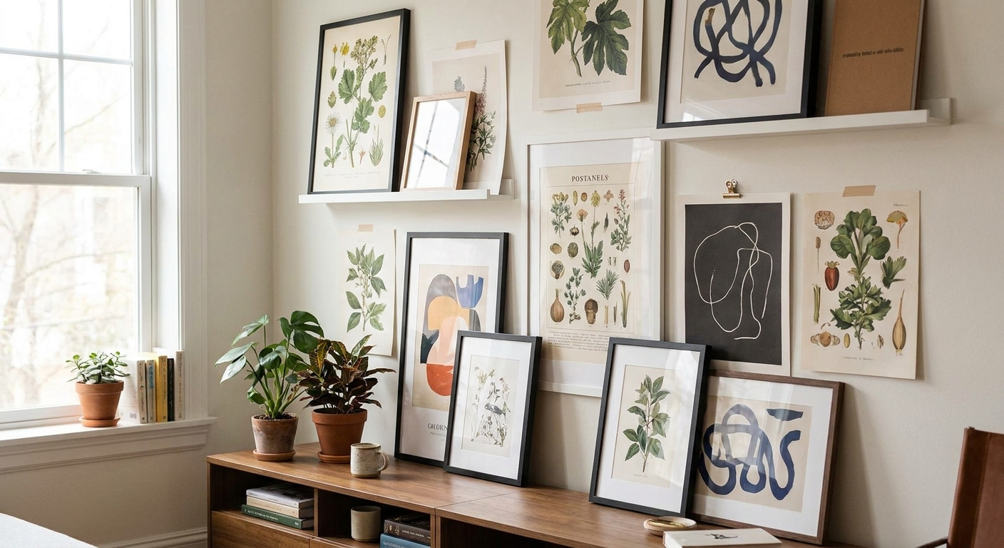 Best posters for renters who can't drill into walls