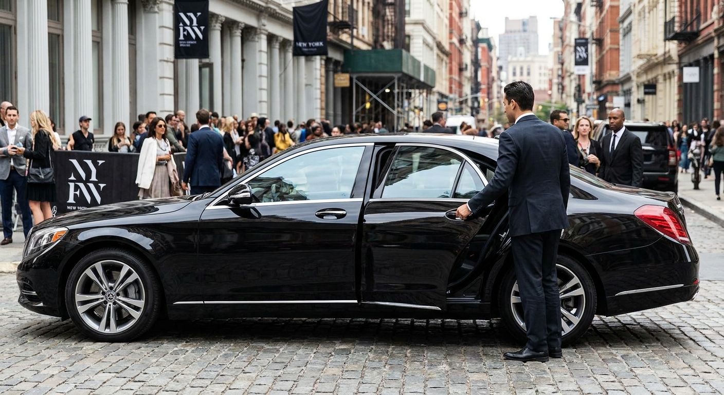 Black car service for NYC Fashion Week