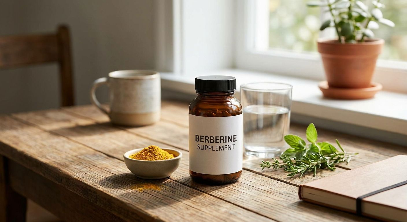 Berberine supplement for PCOS symptom support