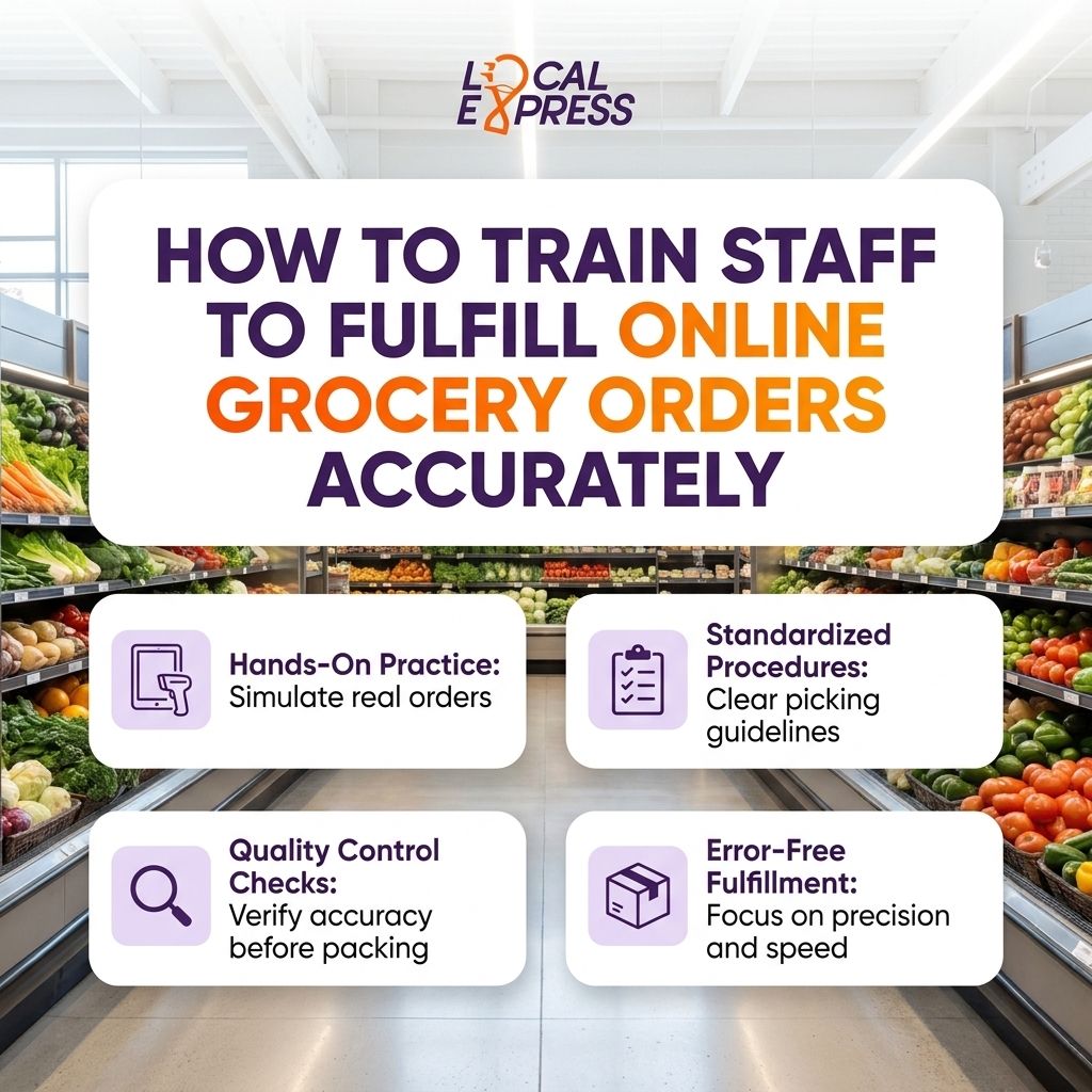 How to train staff to fulfill online grocery orders accurately