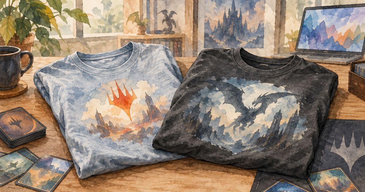 Magic the Gathering shirts: soft vs heavyweight cotton