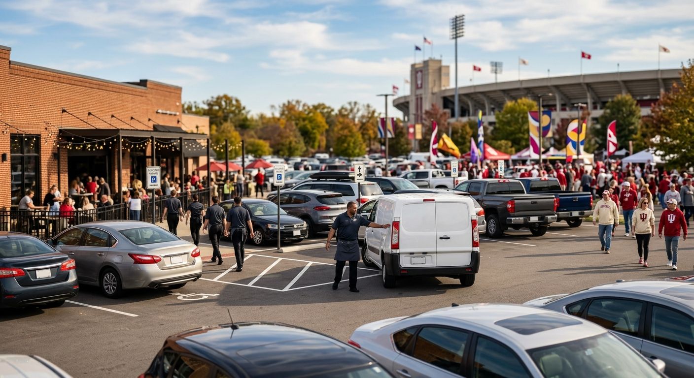 Parking for restaurant owners at IU football: complete 2026 guide