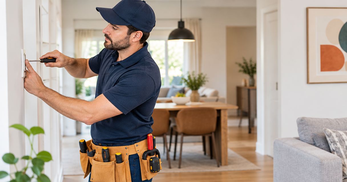 Home maintenance services before hosting guests