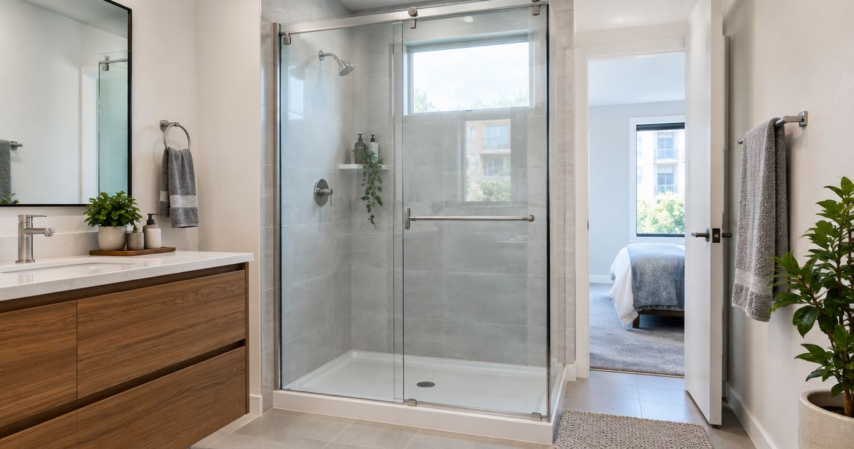 Best shower door options for rental properties and multi-family homes