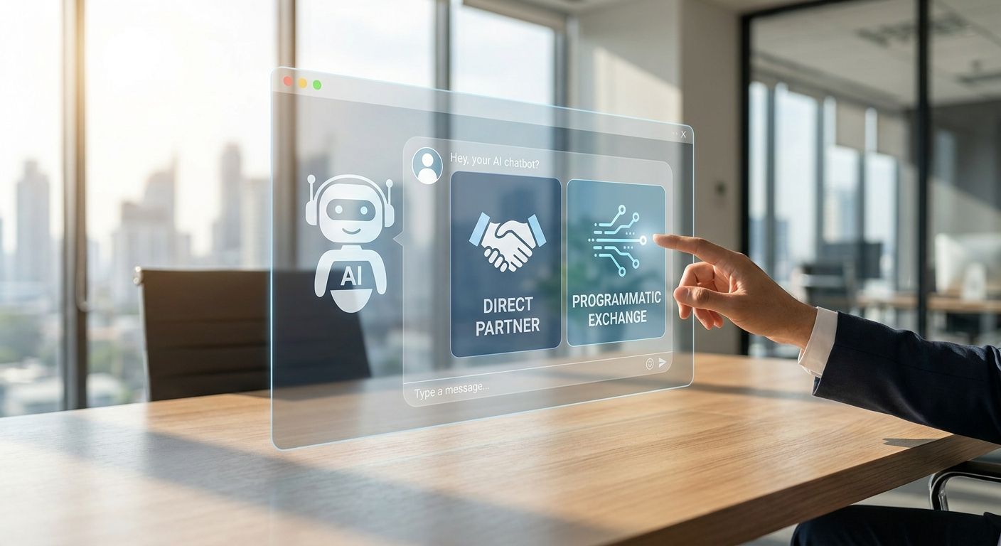 How to run direct-sold and programmatic ads together in an AI chatbot