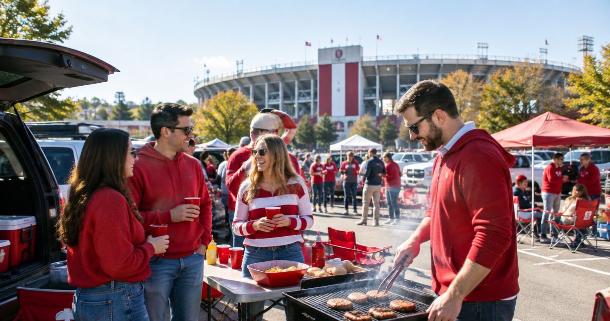 How much does tailgate parking cost per game at IU football?