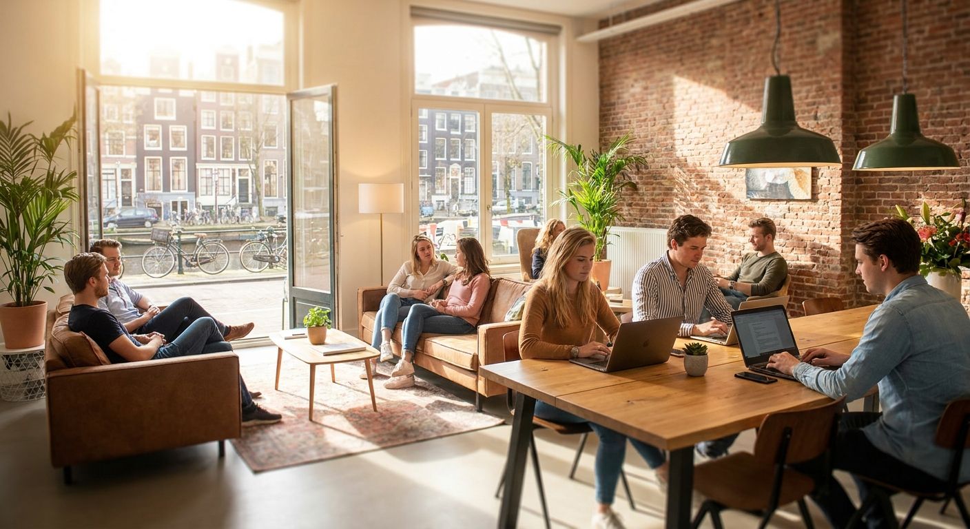 Best co-living spaces for young professionals in Amsterdam