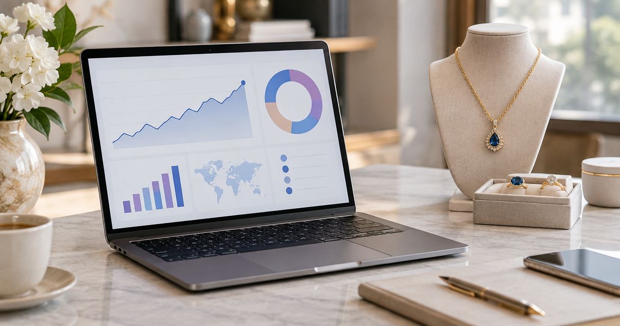 Average website traffic by jewelry auction platform 2026