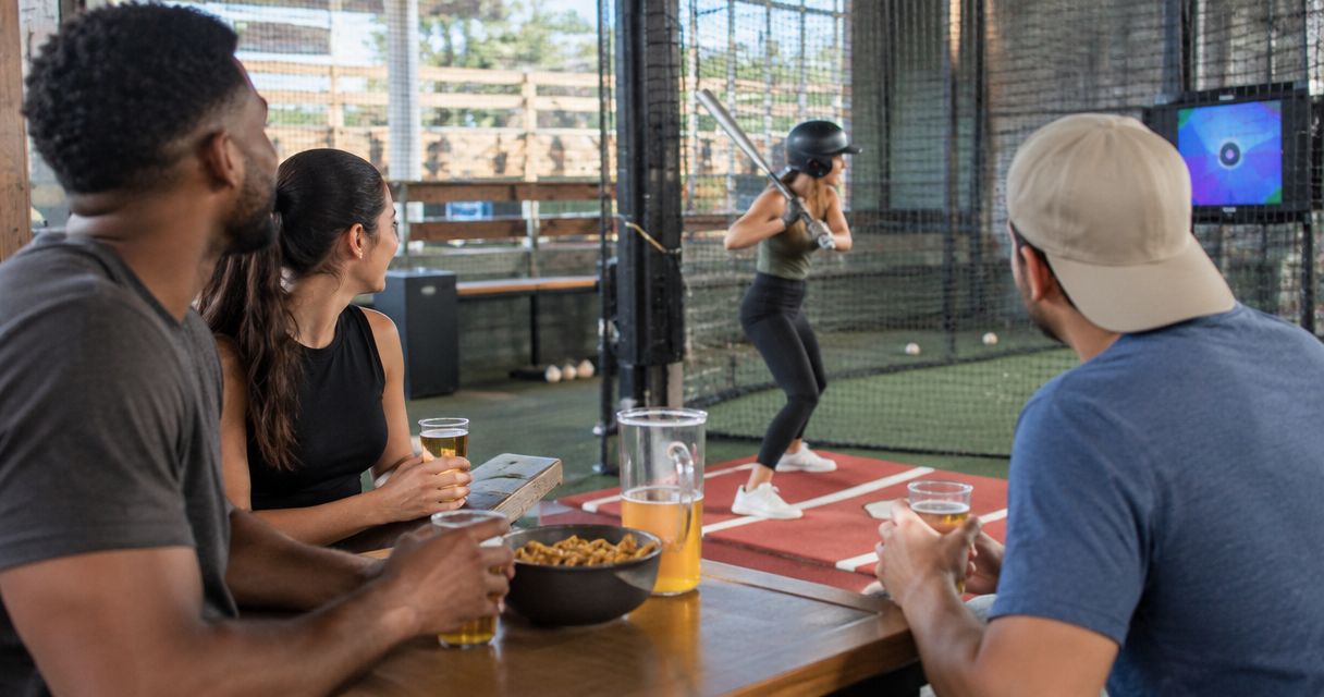 Can you drink alcohol at the batting cages?