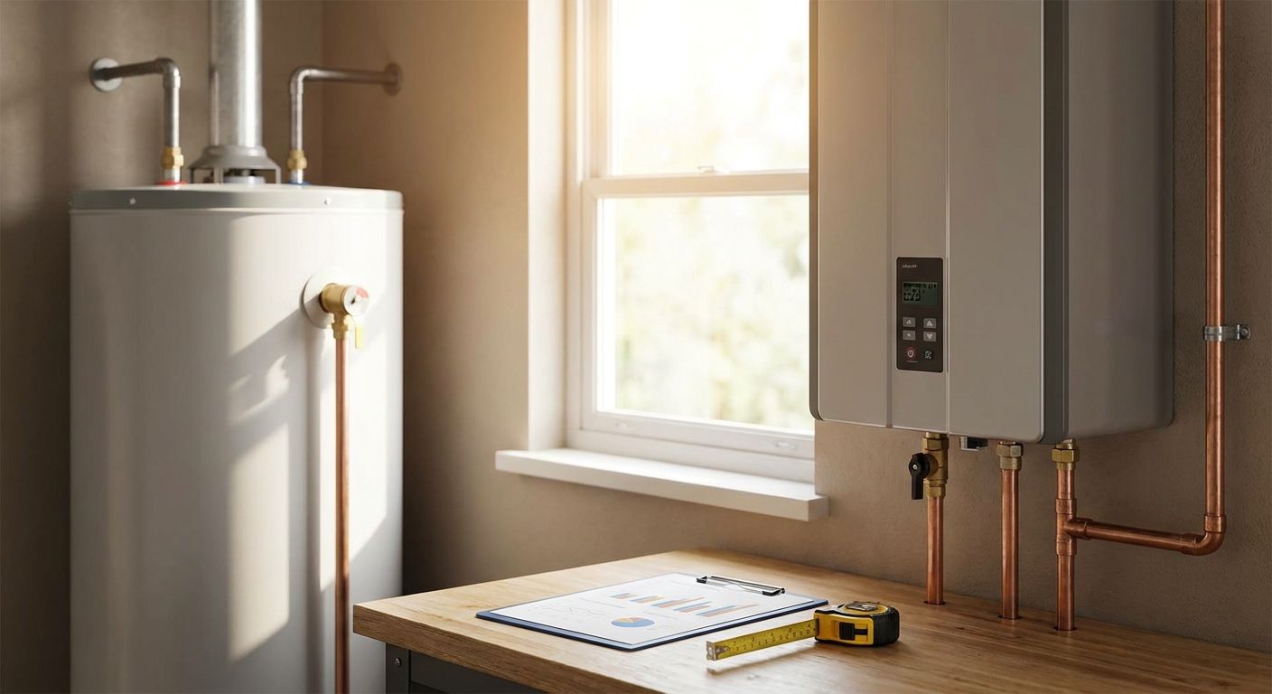How to choose between tankless and traditional water heaters