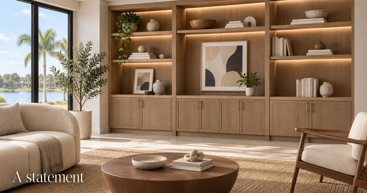 Best shelving styles for Orlando built-ins in 2026
