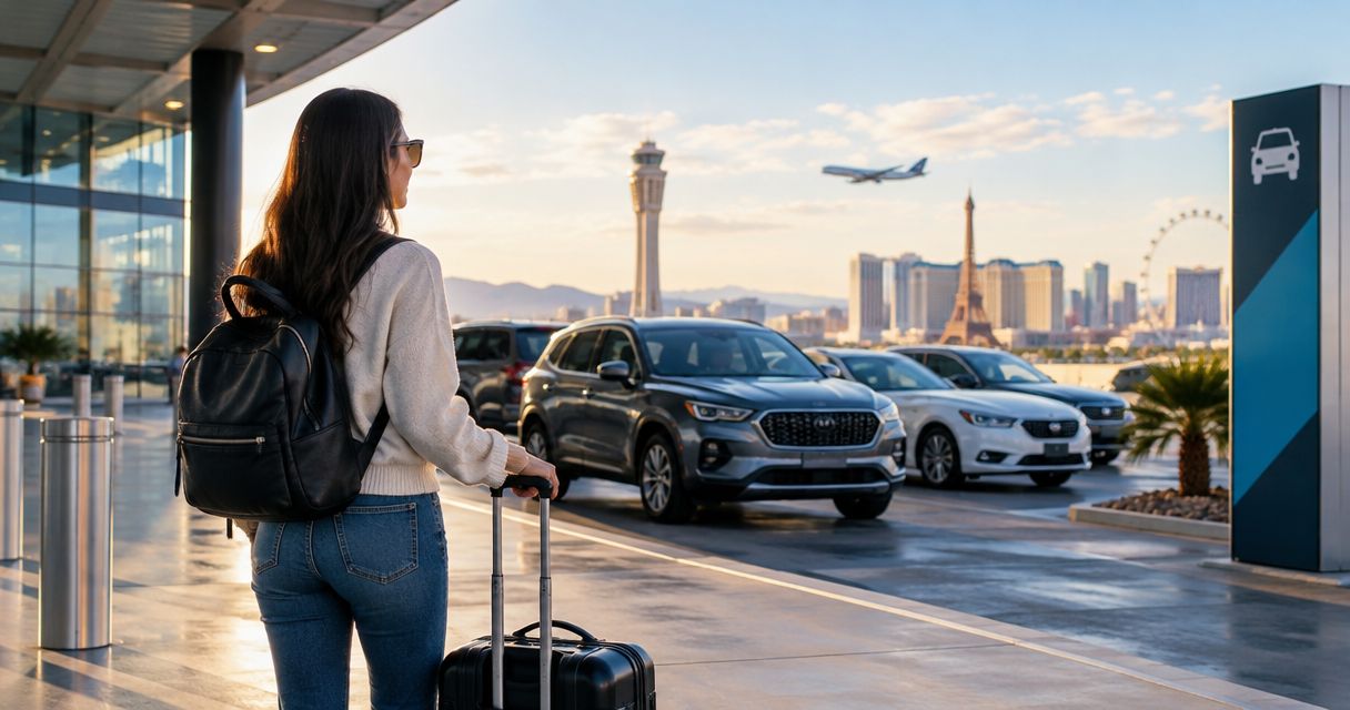 Best airport car rental pickup options in Las Vegas 2026